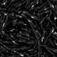 Miyuki twisted bugle beads 2x12mm Black TW2012-401